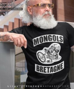 Mongols Mc Bretagne Biker T shirt