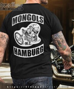 Mongols Mc Hamburg T shirt Backside