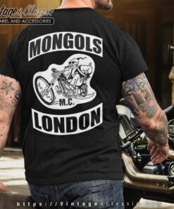 Mongols Mc London T shirt Backside