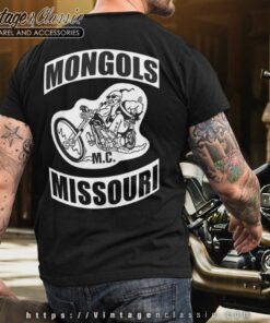 Mongols Mc Missouri T shirt Backside