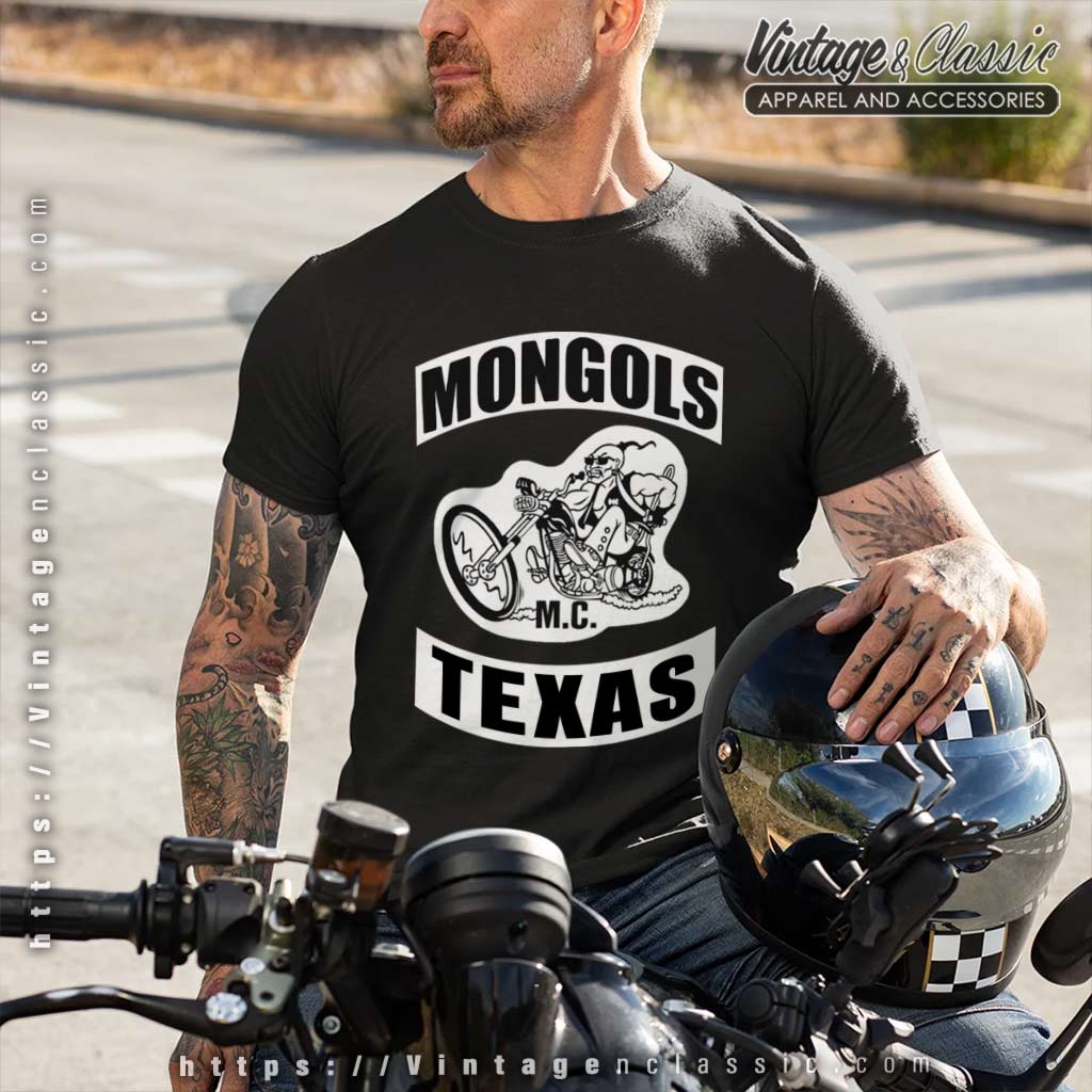 Mongols Mc Texas Shirt - High-Quality Printed Brand