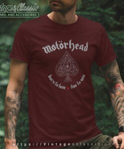Motrhead Shirt Album Born To Lose Live To Win T Shirt