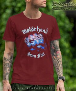 Motrhead Shirt Album Iron Fist T Shirt 1