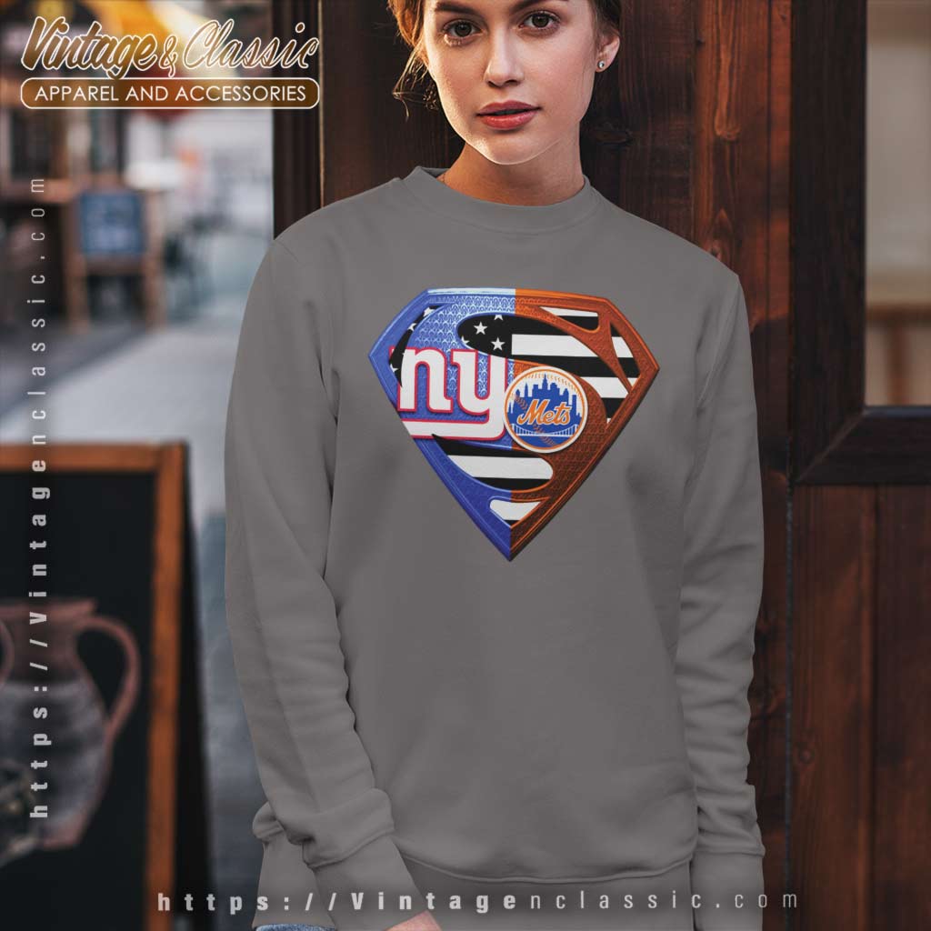 Superman New York Jets and New York Mets shirt, hoodie, sweater
