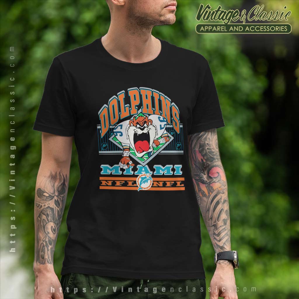 Nfl Miami Dolphins Looney Tunes Taz Shirt - High-Quality Printed Brand