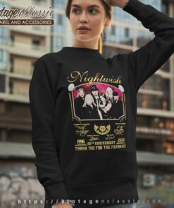Nightwish Shirt 26th Anniversary 1996 2022 Signatures Sweatshirt