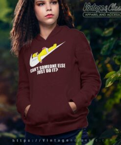 Nike Homer Simpson Cant Somebody Else Just Do It Hoodie