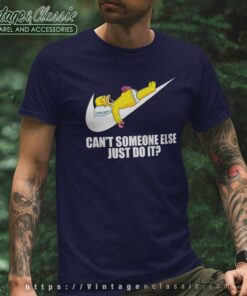 Nike Homer Simpson Cant Somebody Else Just Do It T Shirt