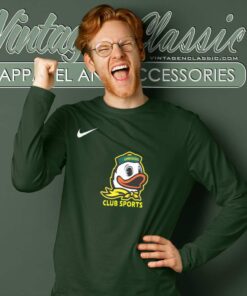 Nike University Of Oregon Ducks Club Sports Long Sleeve Tee
