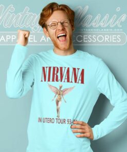 Nirvana In Utero Bootleg Long Sleeve Tee