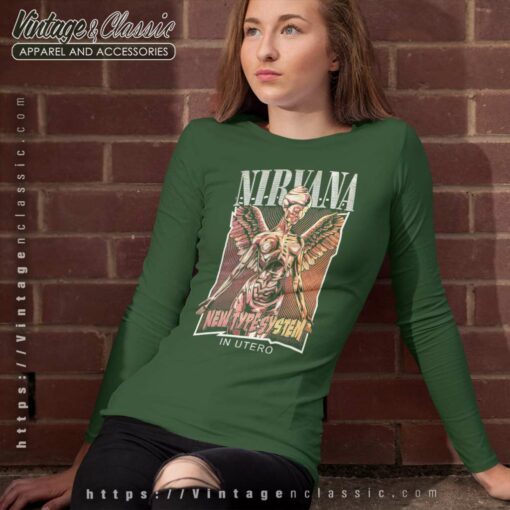 Nirvana Type System In Utero Shirt