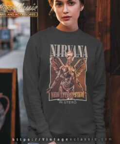 Nirvana Type System In Utero Sweatshirt