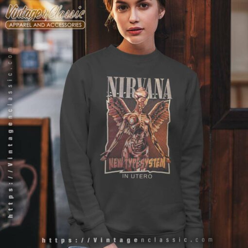 Nirvana Type System In Utero Shirt