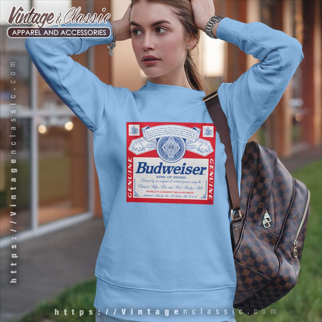 Vintage best sale budweiser crewneck