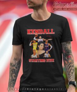 Official Kendall Jenner Starting Five T Shirt