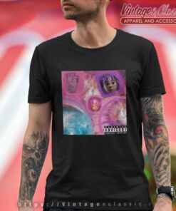 Official Lil Uzi Vert Pink Tape Album Cover T Shirt