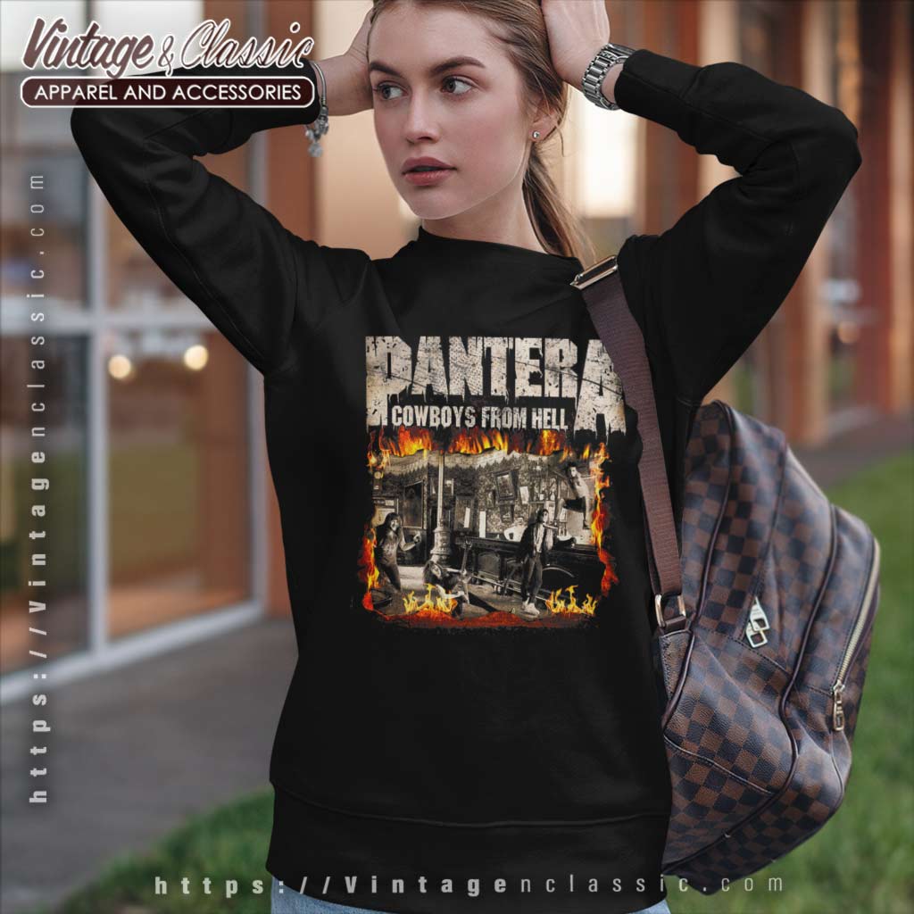 Pantera Band Flames Classic T-Shirt