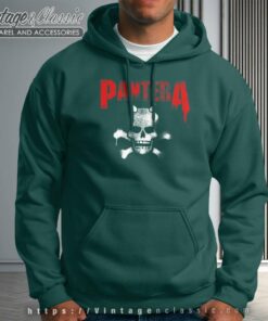 Pantera Horned Skull Stencil Pantera Horned Skull Stencil Hoodie