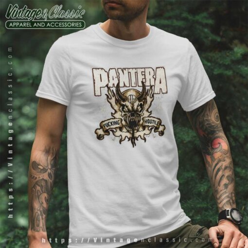 Pantera Hostile Skull Shirt