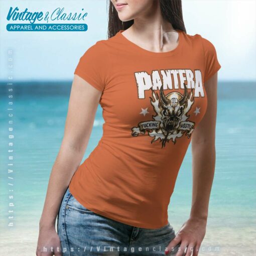 Pantera Hostile Skull Shirt