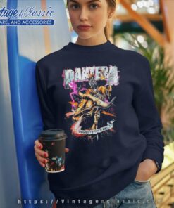 Pantera Shirt Album Cowboys From Hell Riding Skeleton Sweatshirt