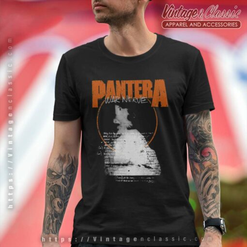 Pantera Shirt Song War Nerve