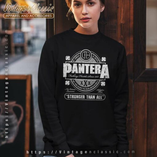 Pantera Stronger Than All Beer Mat Shirt