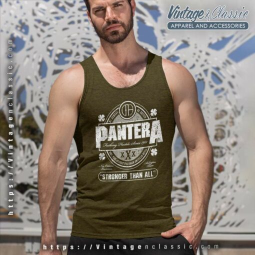 Pantera Stronger Than All Beer Mat Shirt