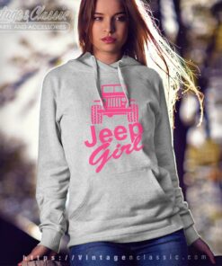 Pink Jeep Girl Hoodie