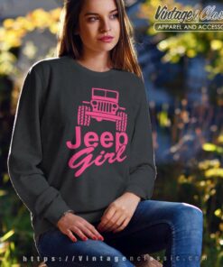Pink Jeep Girl Sweatshirt