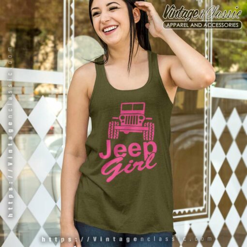 Pink Jeep Girl Shirt