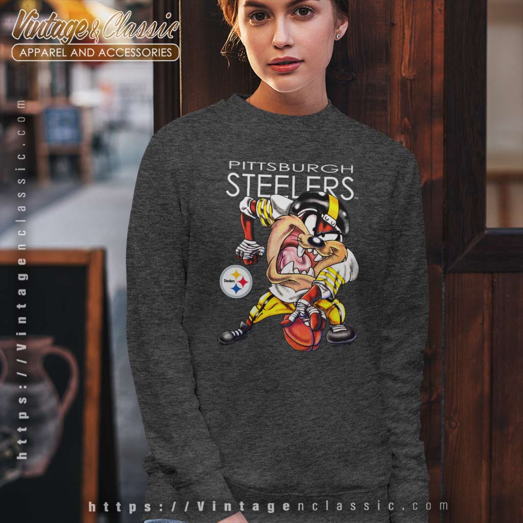 Pittsburgh Steelers Looney Tunes Taz Shirt - High-Quality Printed Brand