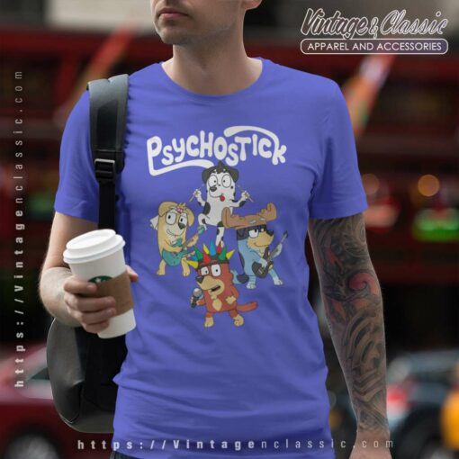Psychostick Bluey Family Shirt
