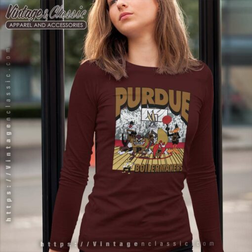 Purdue Boilermakers Looney Tunes Basketball Shirt