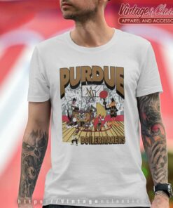 Purdue Boilermakers Looney Tunes Basketball T Shirt