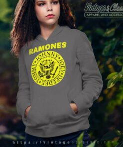 Ramones 1980s Distressed Punk Hoodie