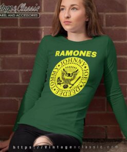 Ramones 1980s Distressed Punk Long Sleeve Tee