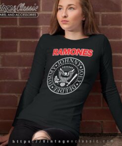 Ramones Classic Logo Long Sleeve Tee