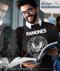 Ramones Presidential Seal Baseball Sweatshirt