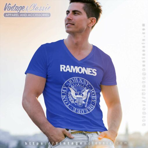 Ramones Presidential Seal Baseball Shirt
