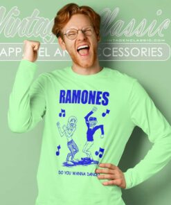 Ramones Shirt Do You Wanna Dance Long Sleeve Tee