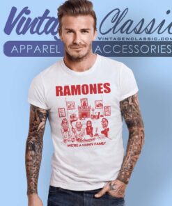Ramones Shirt We Re A Happy Family Tour T Shirt