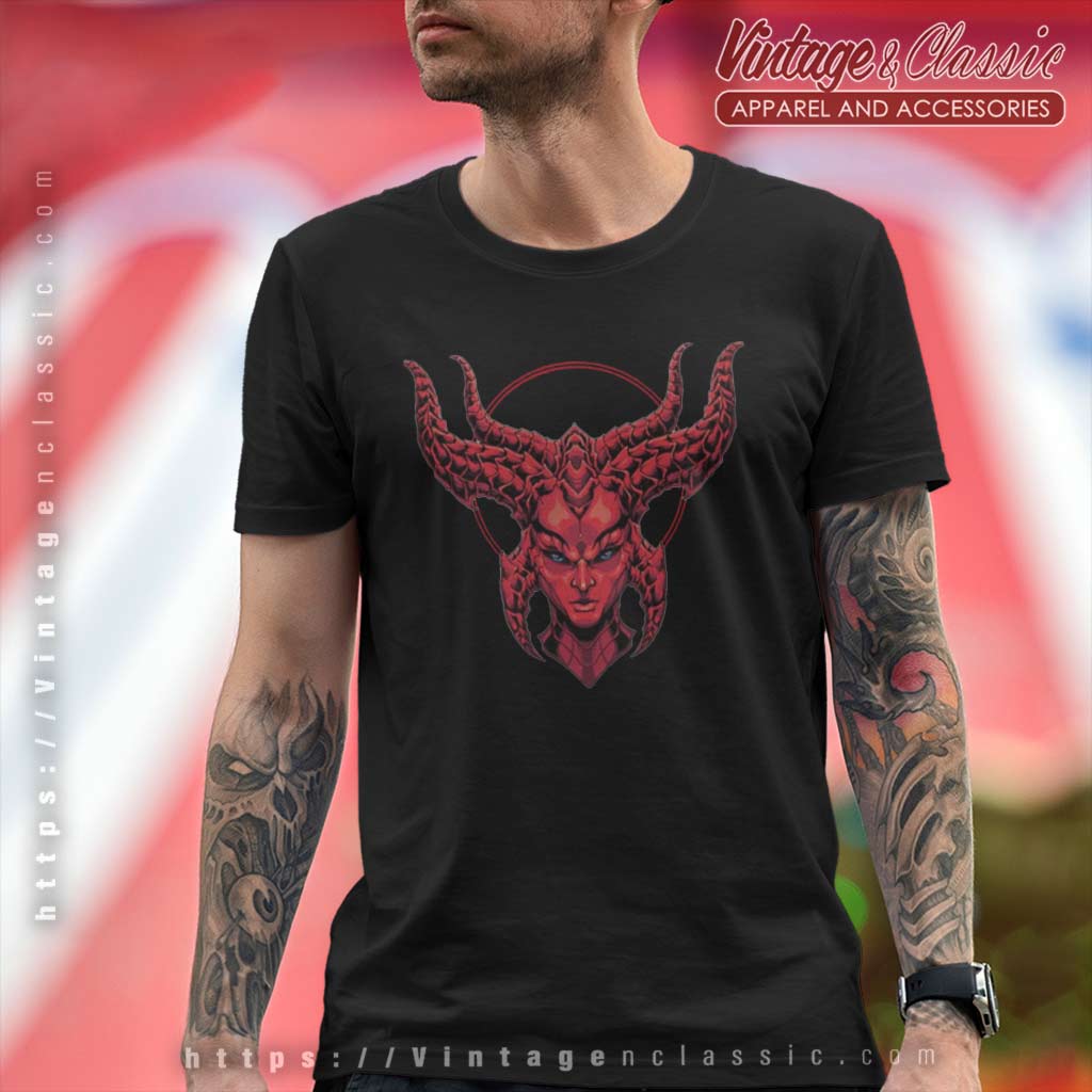 Red Devil Diablo 4 Game 2023 Shirt - Vintage & Classic Tee