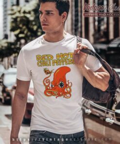 Red Hot Chili Peppers Fire Squid Shirt