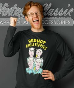 Red Hot Chili Peppers Illustrated Peppers Long Sleeve Tee
