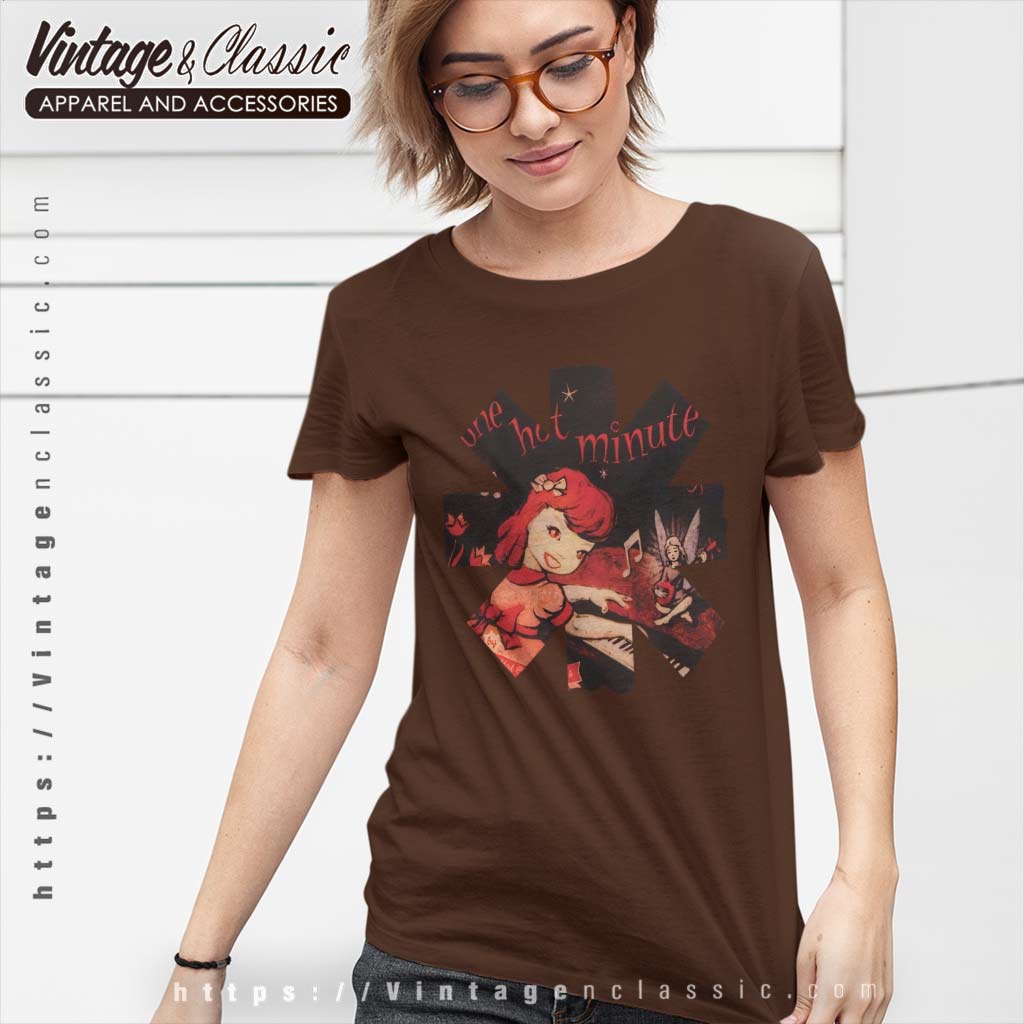 Red Hot Chili Peppers Shirt Album One Hot Minute - Vintagenclassic Tee