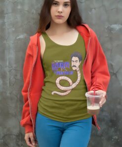 Sandoval T Shirt Comment Worm With A Mustache Tank Top Racerback