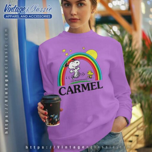 Snoopy Carmel Peanuts Rainbow Shirt