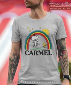 Snoopy Carmel Peanuts Rainbow T Shirt