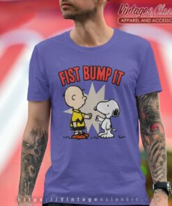 Snoopy Charlie Brown Fist Bump It T Shirt